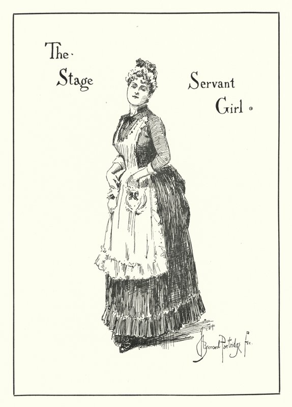 The Stage Servant Girl by Bernard (after) Partridge