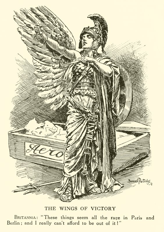 The Wings of Victory by Bernard (after) Partridge