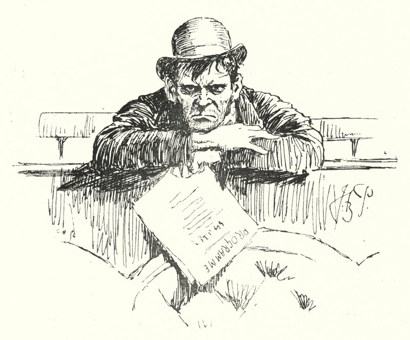 The Earnest Student of the Drama by Bernard (after) Partridge