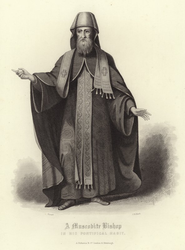 A Muscovite Bishop in His Pontifical Habit by Bernard Picart