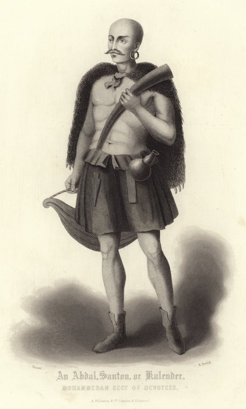 Portrait of an Abdul, Santon or Kalender by Bernard Picart