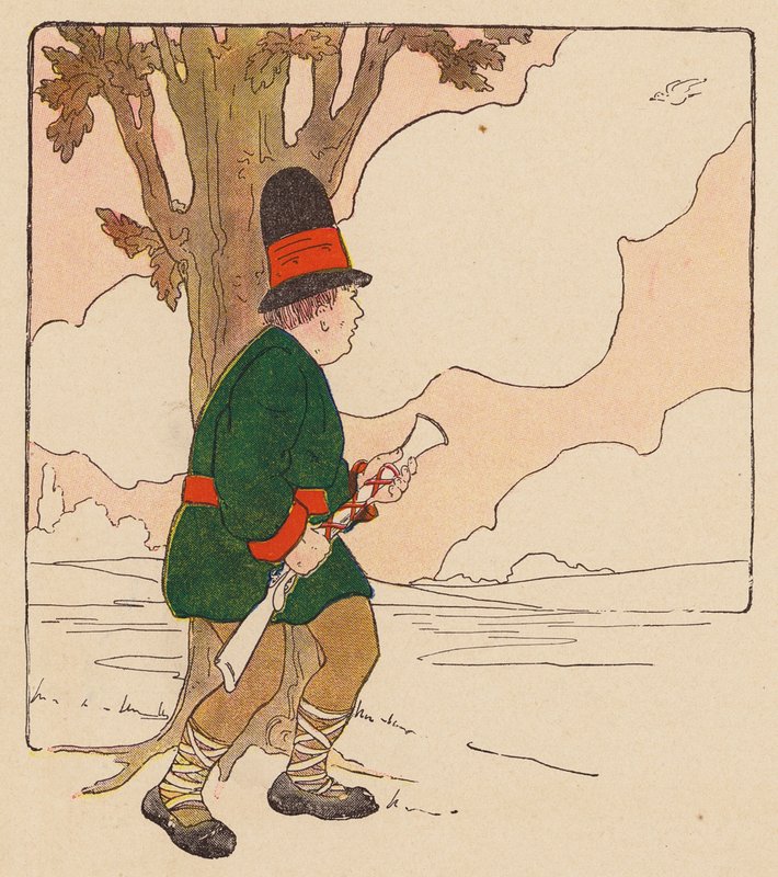 Nursery rhyme: A Little Man by Blanche Fisher Wright