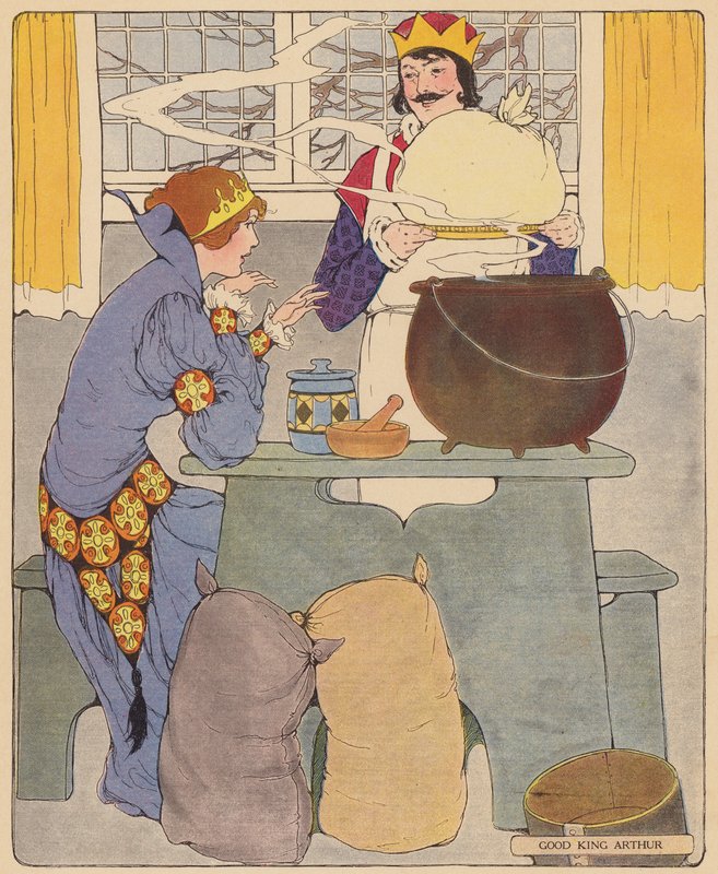 Nursery Rhyme: Good King Arthur by Blanche Fisher Wright