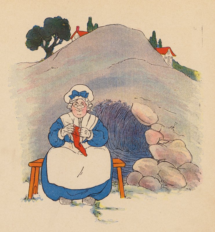 Nursery Rhyme: The Old Woman Under a Hill by Blanche Fisher Wright