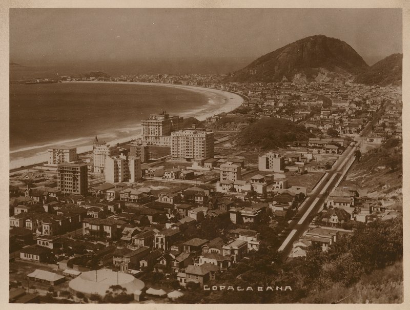 Copacabana, Rio de Janeiro (black and white photo) by Brazilian Photographer