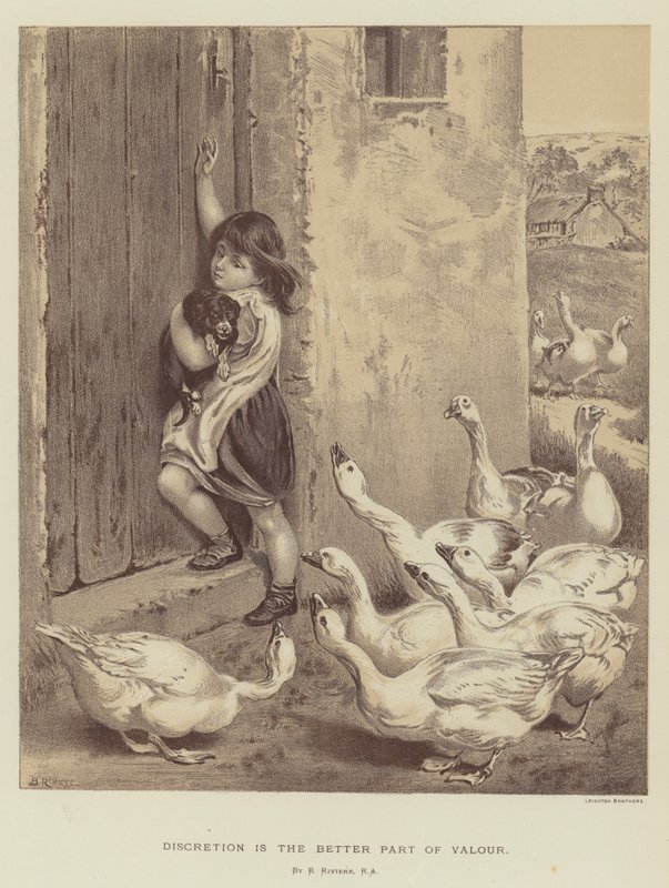 Discretion is the Better Part of Valour by Briton Riviere