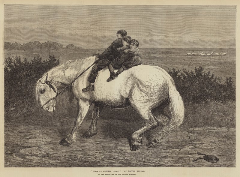 Equo ne Credite Teucri by Briton Riviere