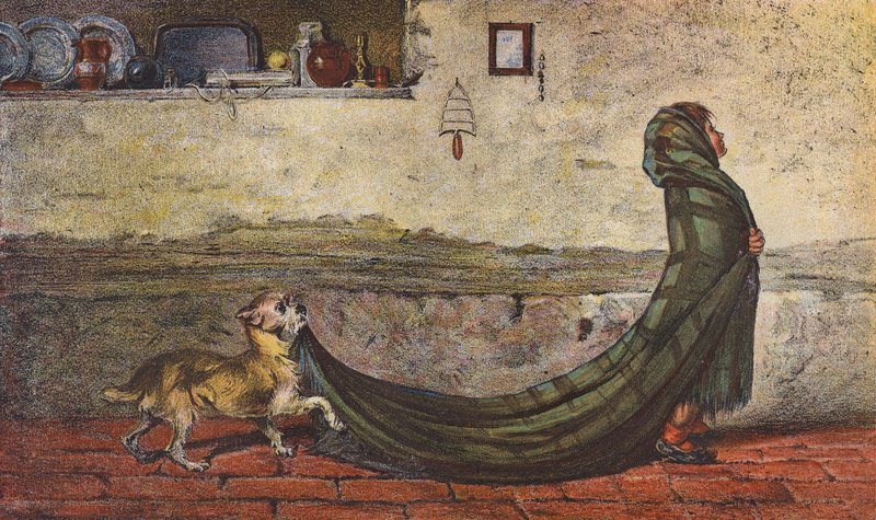 The Train Bearer by Briton (after) Riviere