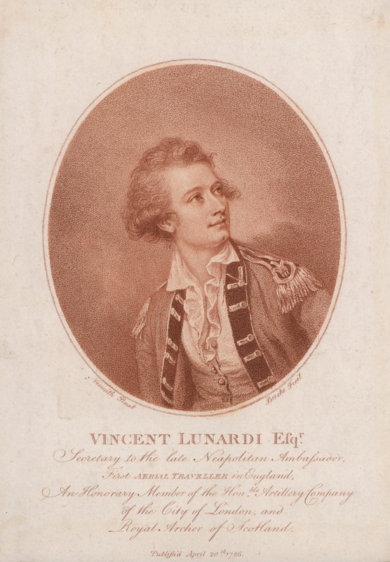 Vincenzo Lunardi, pioneering Italian balloonist by Burke Nesmith