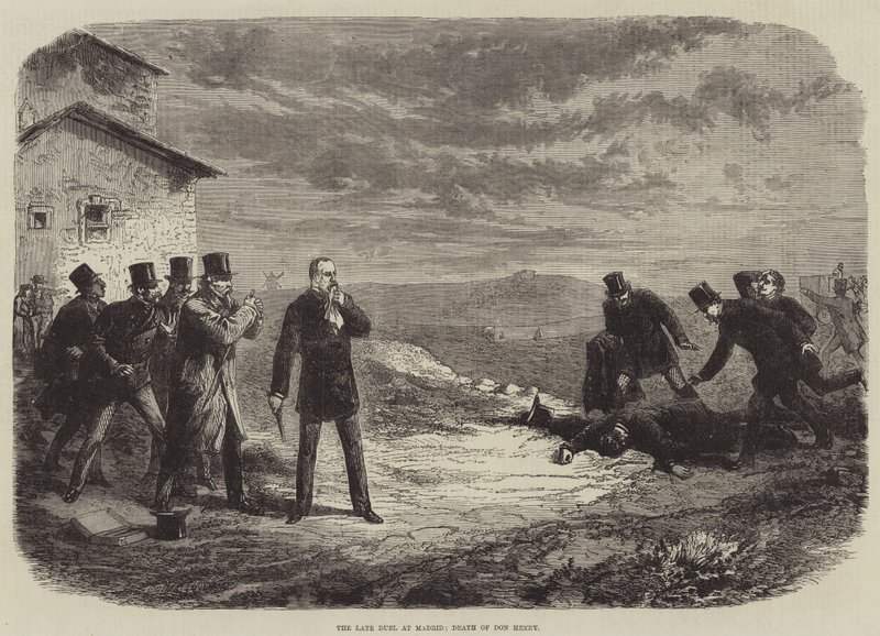 The Late Duel at Madrid, Death of Don Henry by Burn Smeeton