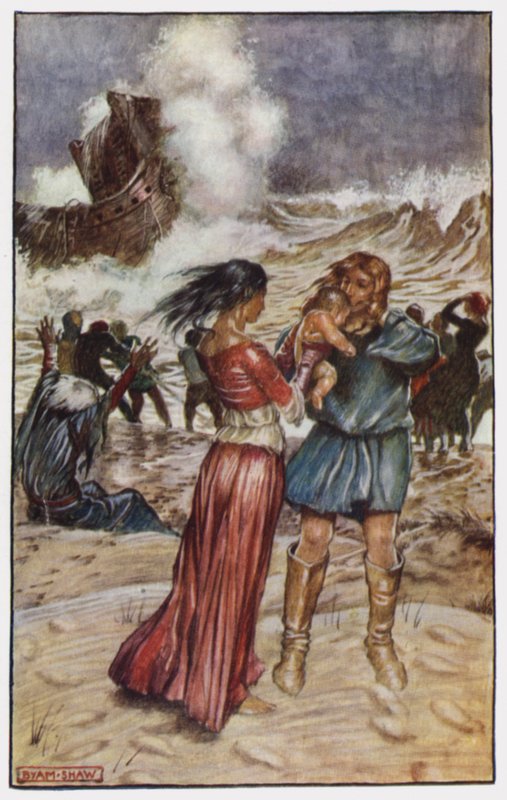 Illustration for The Cloister and The Hearth by Charles Reade by Byam (after) Shaw