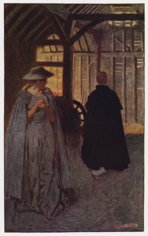Illustration for The Cloister and The Hearth by Charles Reade by Byam (after) Shaw