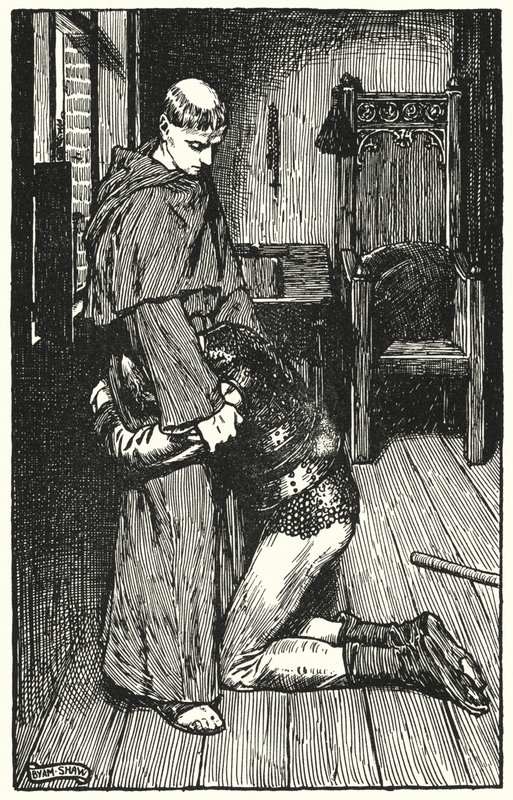 Illustration for The Cloister and The Hearth by Charles Reade by Byam (after) Shaw
