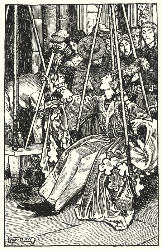 Illustration for The Cloister and The Hearth by Charles Reade by Byam (after) Shaw