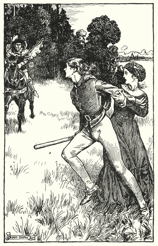 Illustration for The Cloister and The Hearth by Charles Reade by Byam (after) Shaw