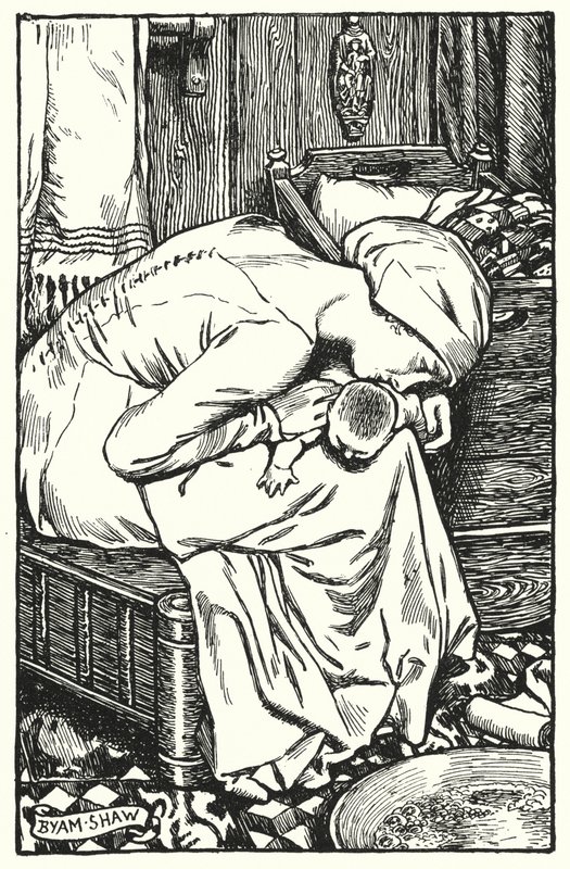 Illustration for The Cloister and The Hearth by Charles Reade by Byam (after) Shaw