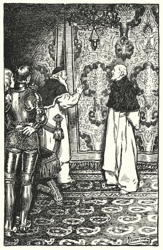 Illustration for The Cloister and The Hearth by Charles Reade by Byam (after) Shaw
