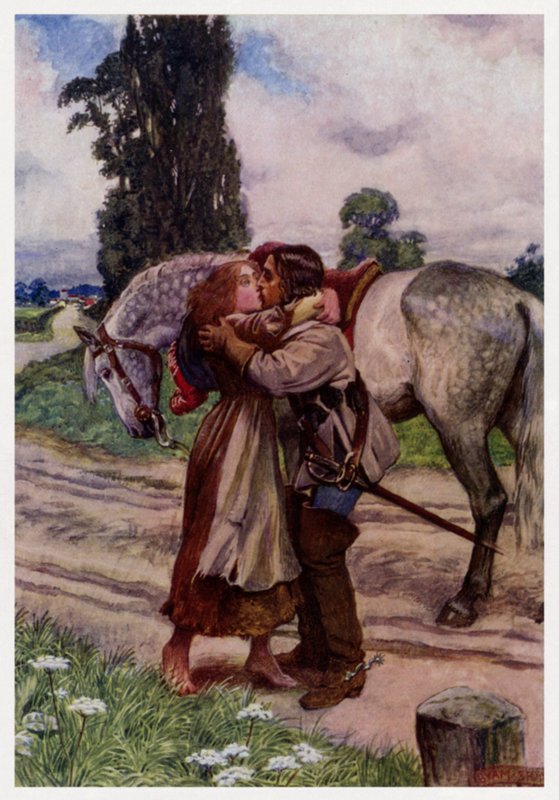 O stay, O stay, thou goodly youth by Byam (after) Shaw