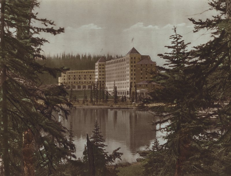 Chateau, Lake Louise by Byron Hill Harmon