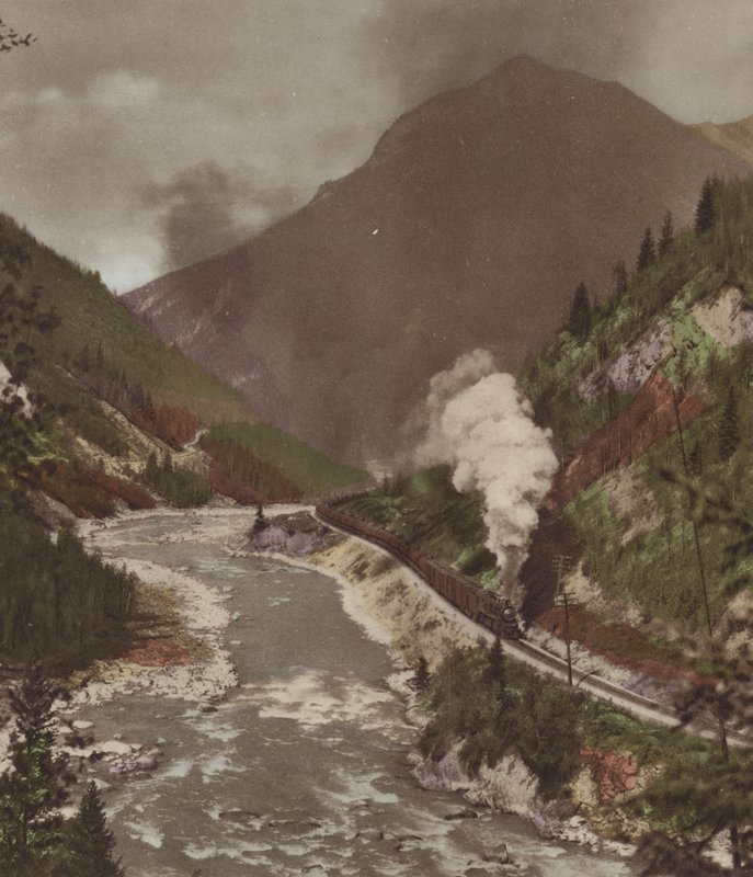 The Kicking Horse Canyon by Byron Hill Harmon