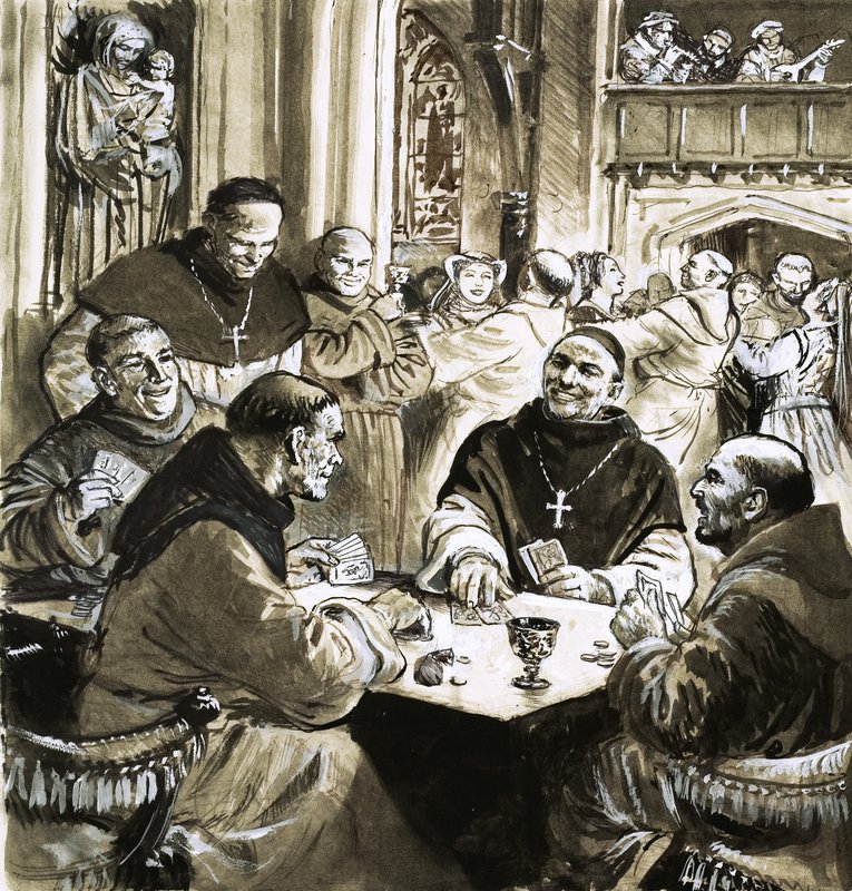 Monks and Nuns Carousing by C.L. Doughty