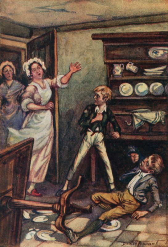 Illustration for Oliver Twist by Charles Dickens by C. Dudley (after) Tennant