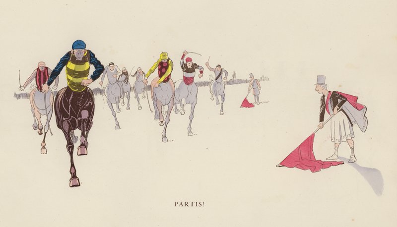 Illustration for Les Courses Dans L