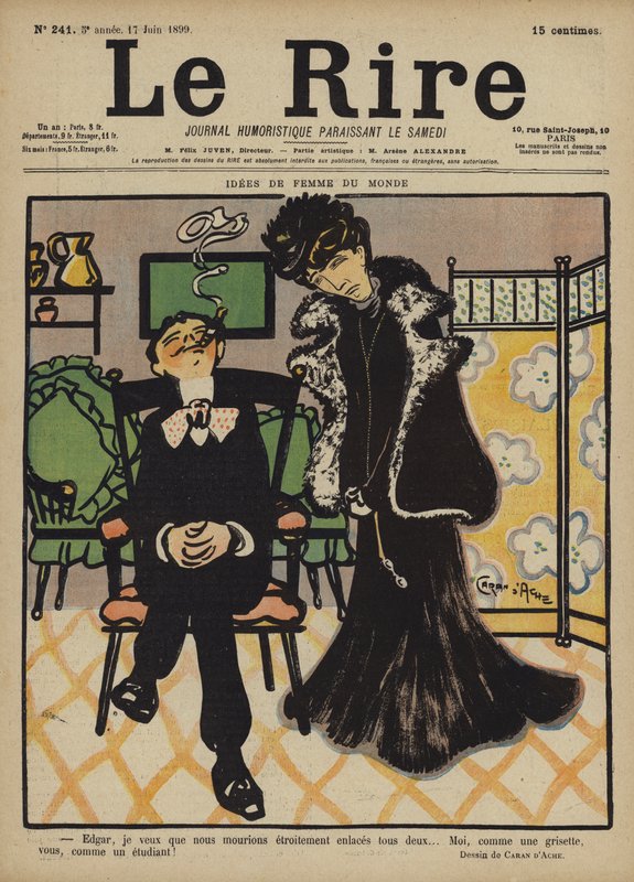 Illustration for Le Rire by Caran d Ache