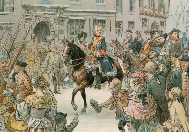 Frederick the Great capturing the city of Wroclaw in 1741 by Carl Rohling
