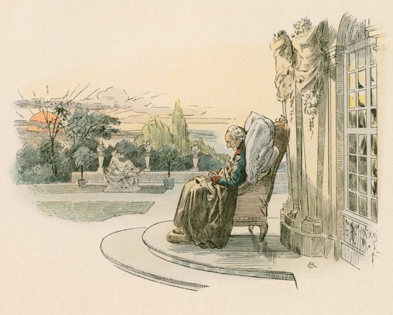 Frederick the Great (1712-1786) in old age by Carl Rohling