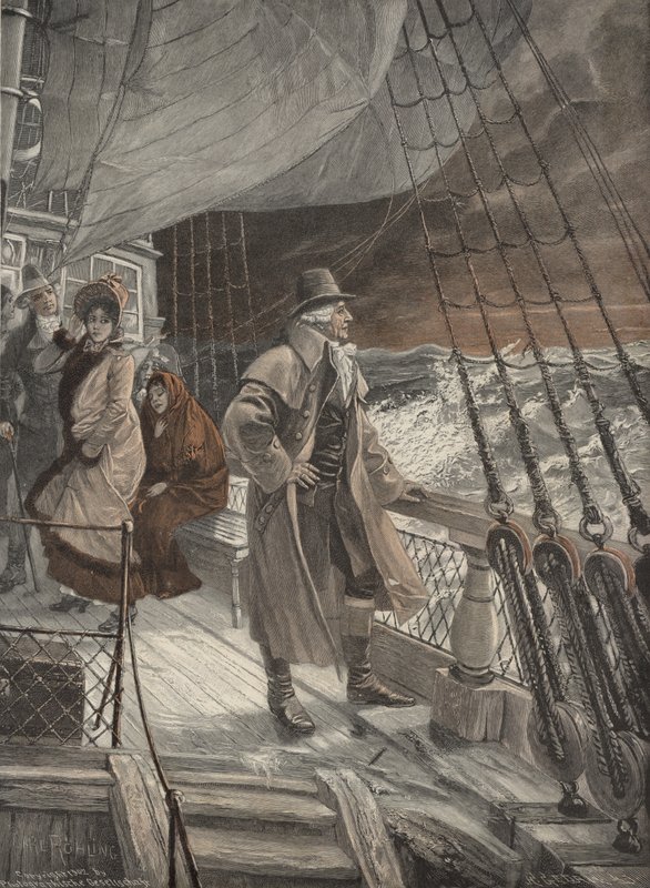 On the Deck of a Ship by Carl Rohling