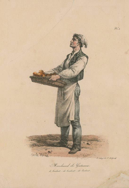 Cake Seller by Carle Vernet