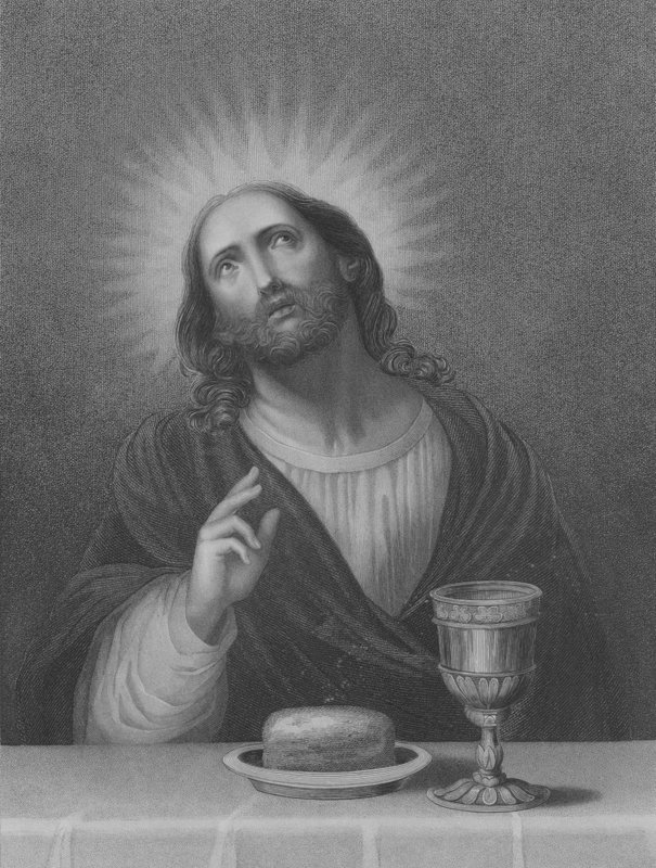 The Redeemer, St Matthew 26, Verse 27-30 by Carlo (after) Dolci
