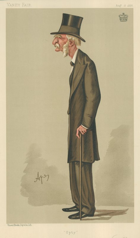 General Viscount Templetown, Upty, 18 August 1888, Vanity Fair Cartoon by Carlo Pellegrini