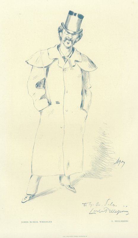 James Abbott McNeill Whistler by Carlo Pellegrini
