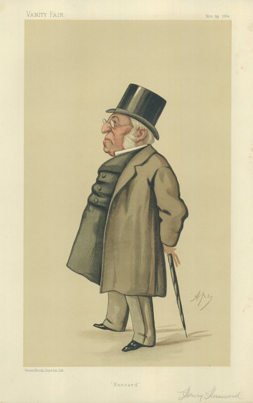 Mr Henry Hansard by Carlo Pellegrini