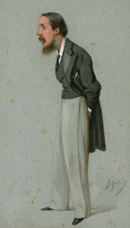 Rivers Wilson, Vanity Fair cartoon, 9 November 1878 by Carlo Pellegrini