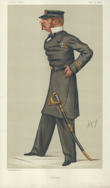 Sir Allen Young, Alleno, 15 December 1877, Vanity Fair Cartoon by Carlo Pellegrini