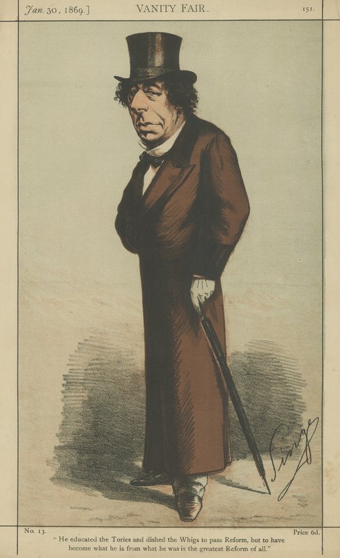 The Right Honourable Benjamin Disraeli by Carlo Pellegrini