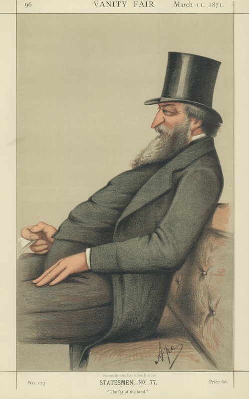 The Right Honourable George Ward Hunt by Carlo Pellegrini
