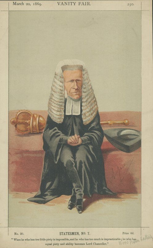William Page Wood, Baron Hatherley by Carlo Pellegrini
