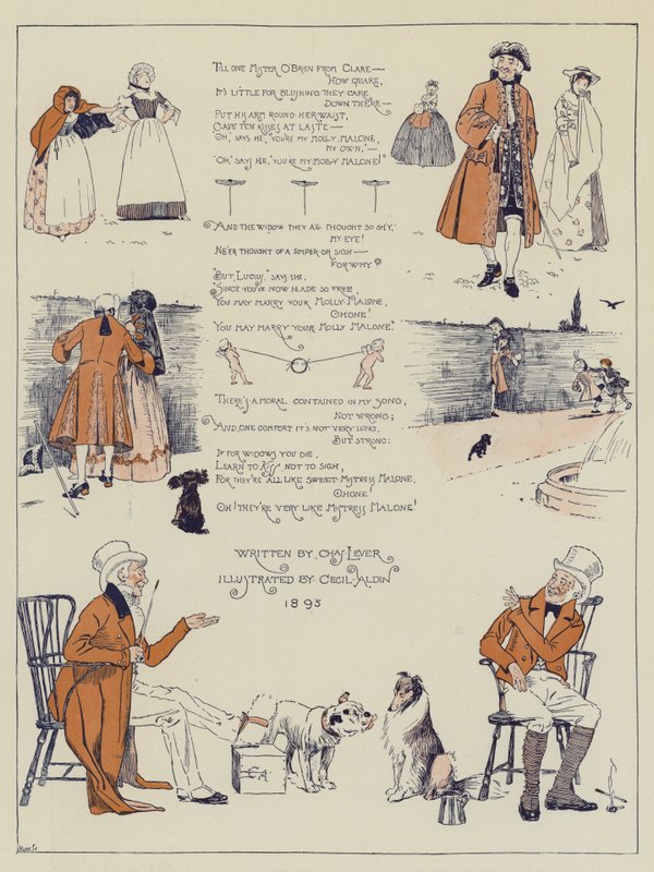 The Widow Malone, by Charles Lever by Cecil Charles Windsor Aldin