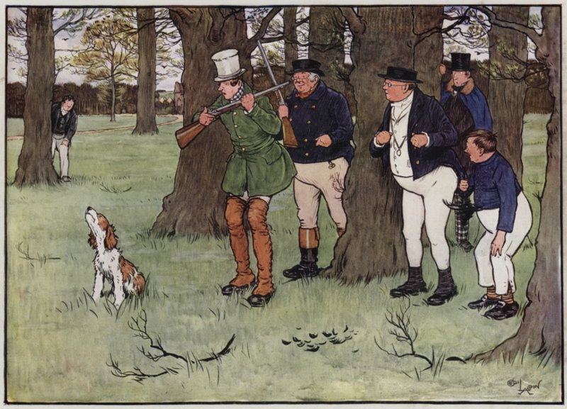 Illustration for The Pickwick Papers by Cecil Charles Windsor Aldin