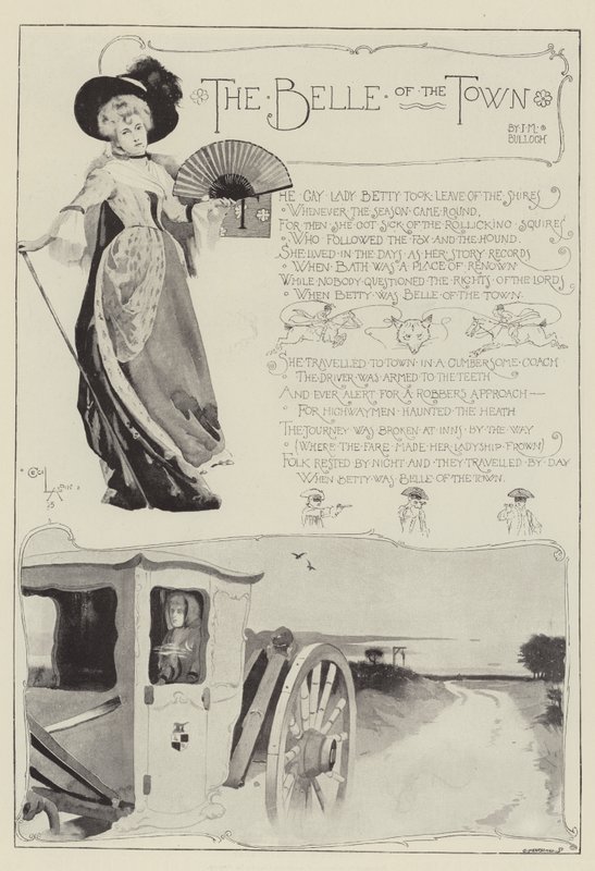 The Belle of the Town, by J M Bulloch by Cecil Charles Windsor Aldin