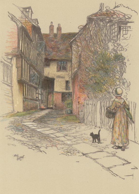 The Mermaid Inn, Rye by Cecil Charles Windsor Aldin