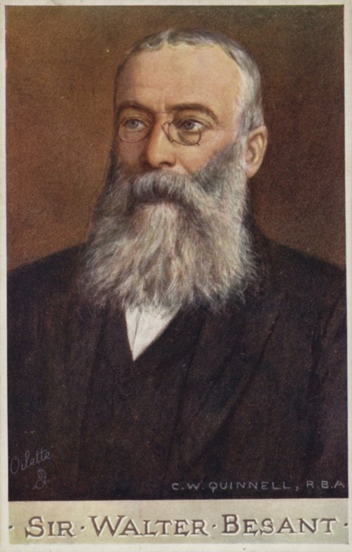 Sir Walter Besant (1836-1901), English Novelist and Historian by Cecil Watson Quinnell