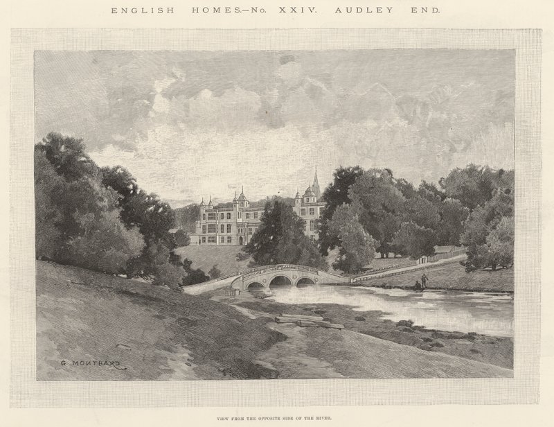 Audley End by Charles Auguste Loye