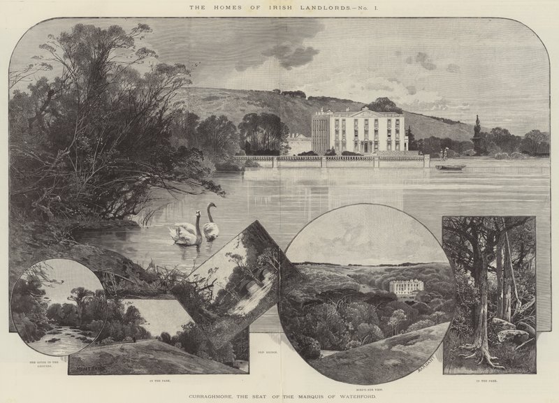 Curraghmore, the Seat of the Marquis of Waterford by Charles Auguste Loye