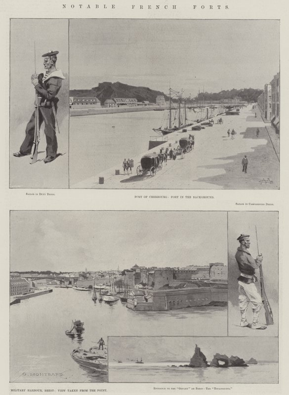 Notable French Forts by Charles Auguste Loye