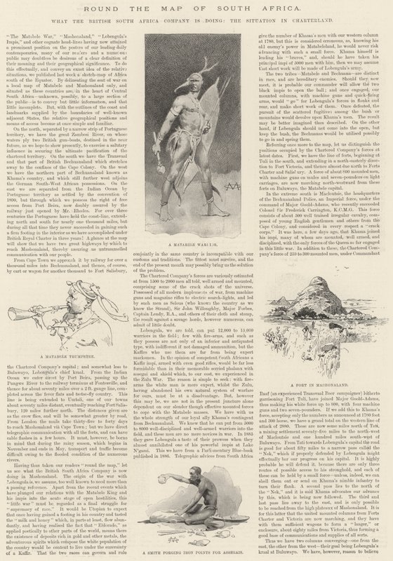 Round the Map of South Africa by Charles Auguste Loye